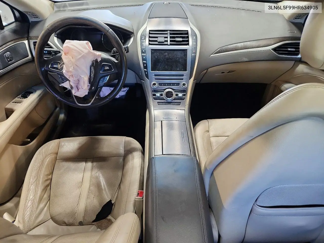 2017 Lincoln Mkz Reserve VIN: 3LN6L5F99HR634905 Lot: 59339956