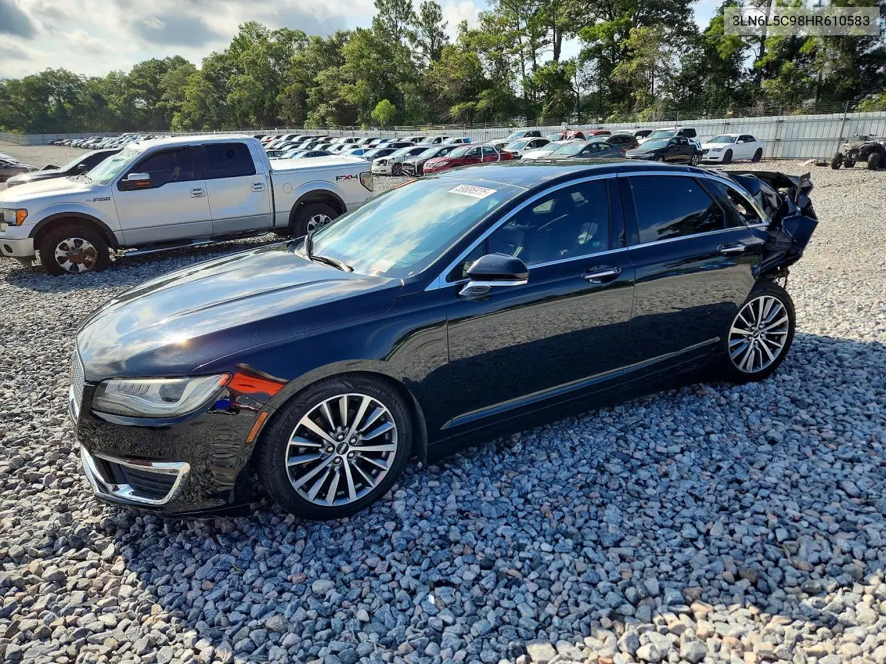 2017 Lincoln Mkz Select VIN: 3LN6L5C98HR610583 Lot: 59686936