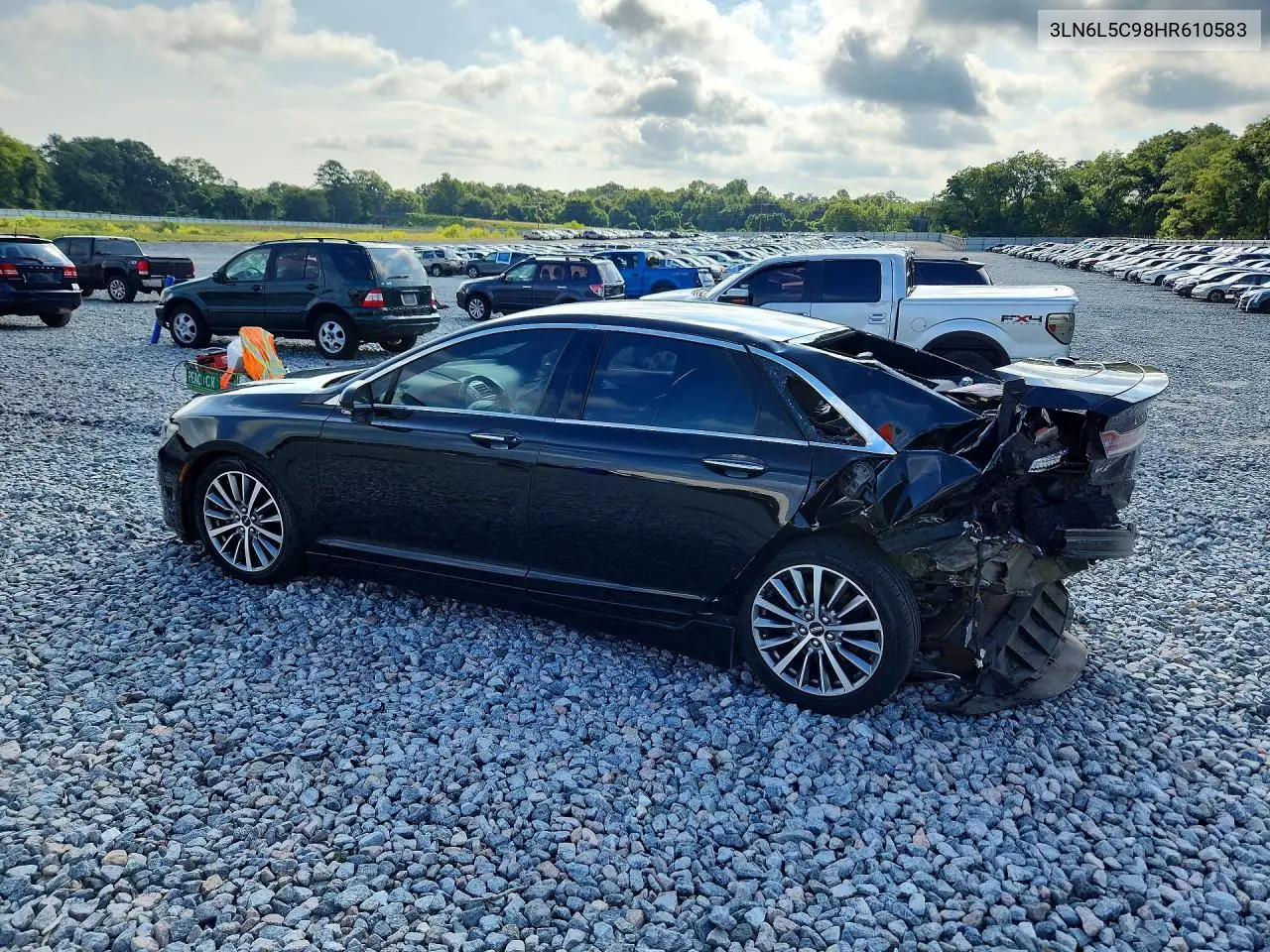 2017 Lincoln Mkz Select VIN: 3LN6L5C98HR610583 Lot: 59686936