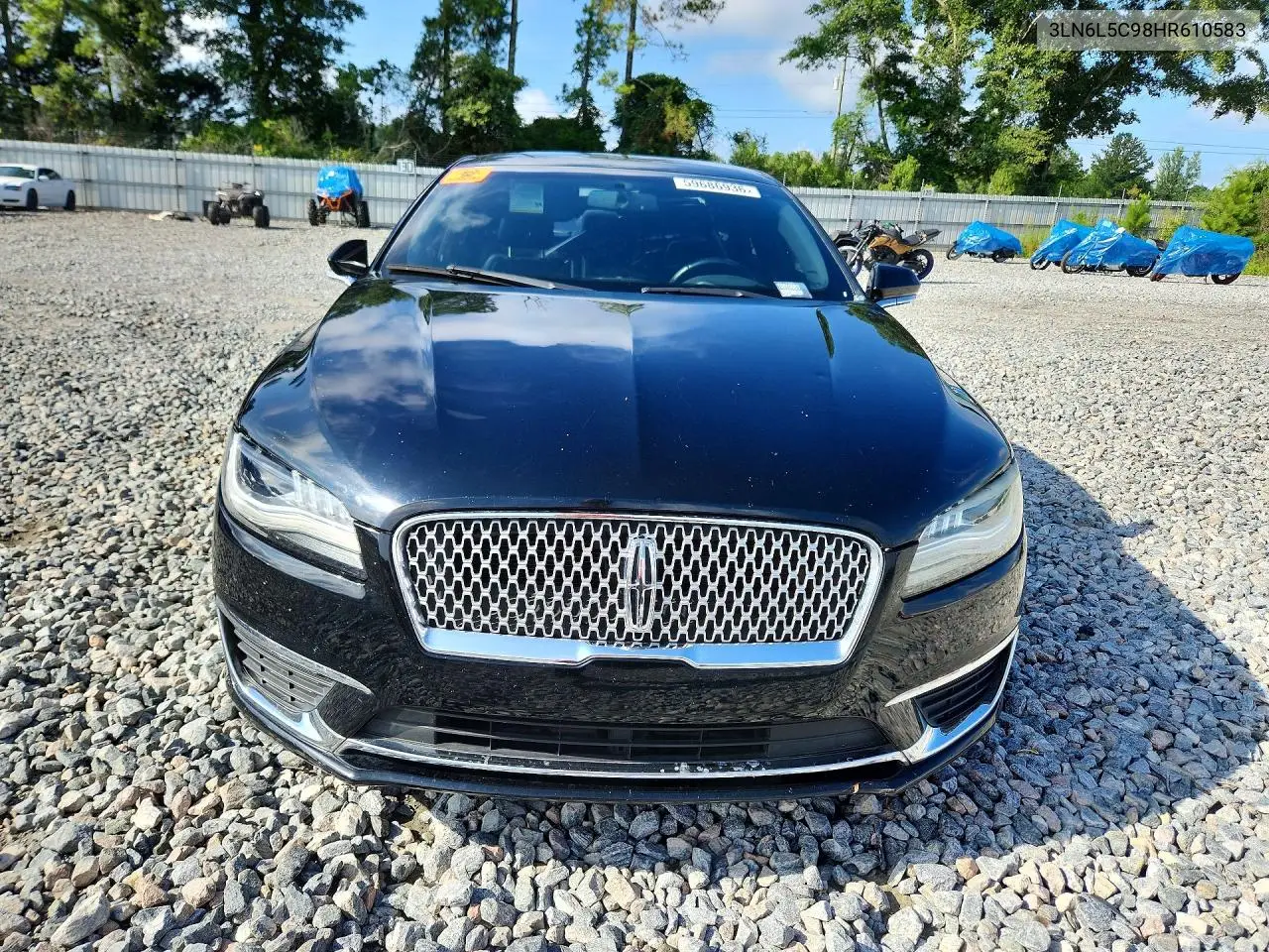2017 Lincoln Mkz Select VIN: 3LN6L5C98HR610583 Lot: 59686936