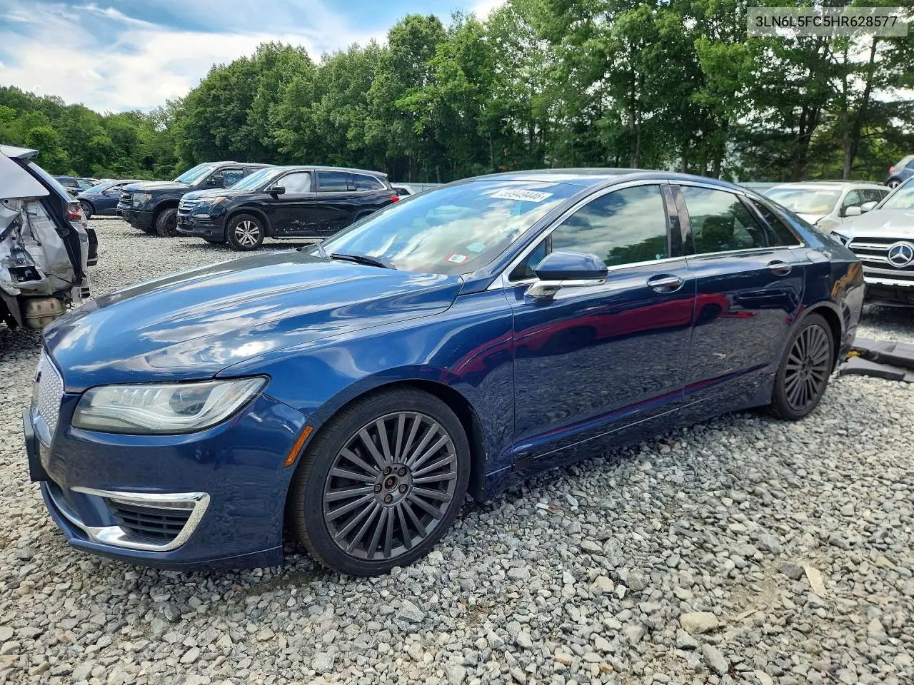 2017 Lincoln Mkz Reserve VIN: 3LN6L5FC5HR628577 Lot: 59949446