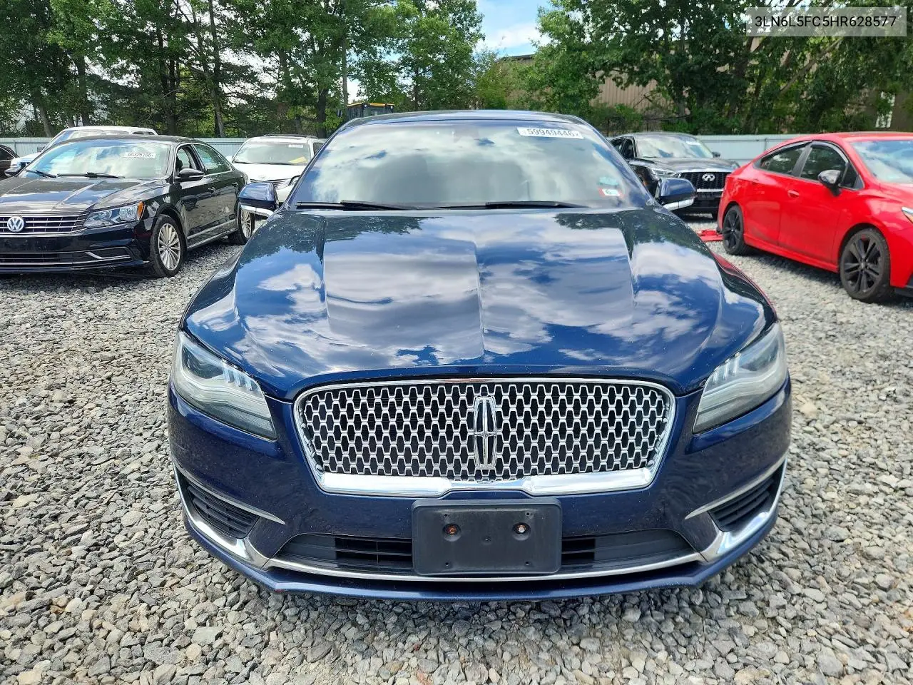 2017 Lincoln Mkz Reserve VIN: 3LN6L5FC5HR628577 Lot: 59949446