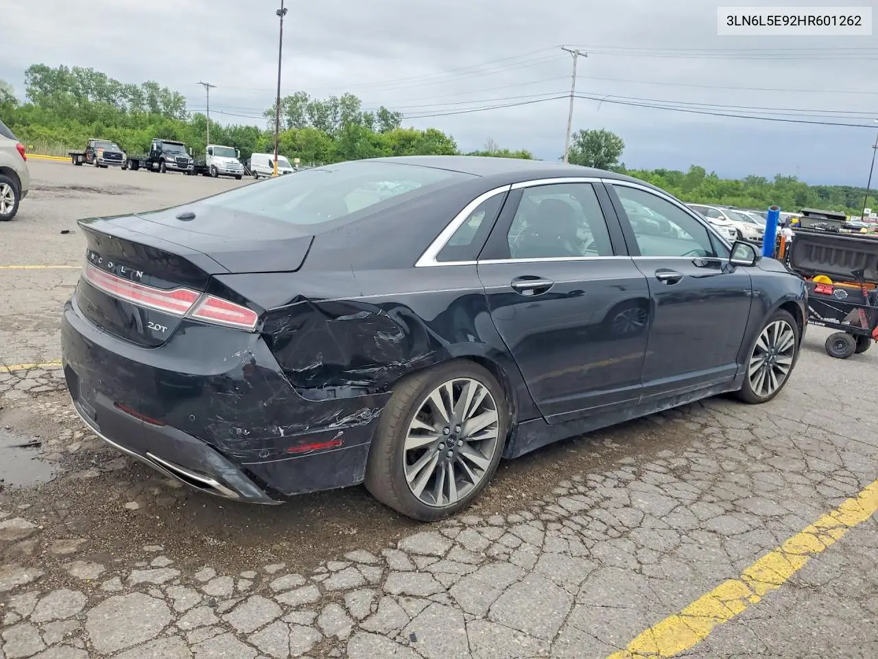 2017 Lincoln Mkz Reserve VIN: 3LN6L5E92HR601262 Lot: 59959866