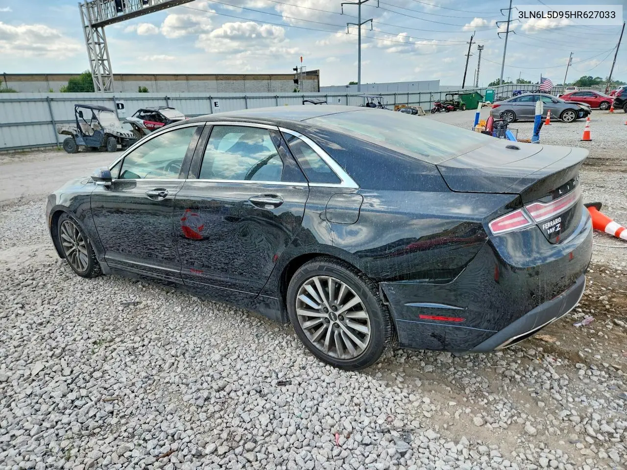 2017 Lincoln Mkz Select VIN: 3LN6L5D95HR627033 Lot: 59971466