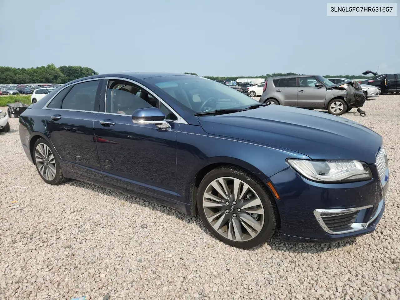 2017 Lincoln Mkz Reserve VIN: 3LN6L5FC7HR631657 Lot: 60214706