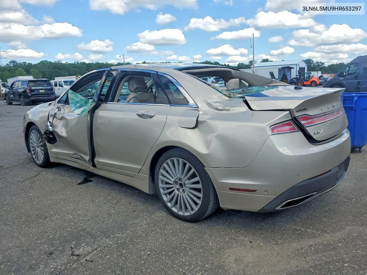 2017 Lincoln Mkz Hybrid Reserve VIN: 3LN6L5MU9HR653297 Lot: 60277836
