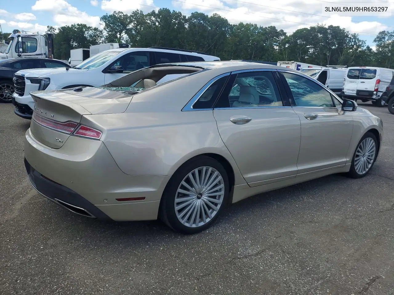 2017 Lincoln Mkz Hybrid Reserve VIN: 3LN6L5MU9HR653297 Lot: 60277836