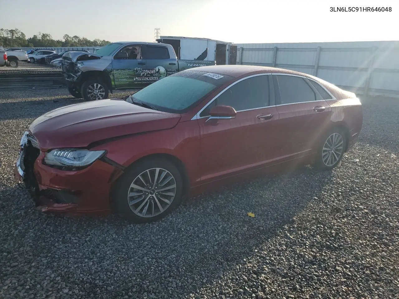 2017 Lincoln Mkz Select VIN: 3LN6L5C91HR646048 Lot: 60739516