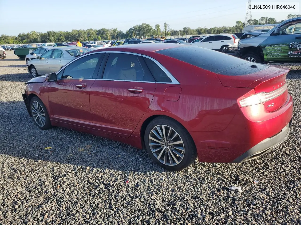 2017 Lincoln Mkz Select VIN: 3LN6L5C91HR646048 Lot: 60739516
