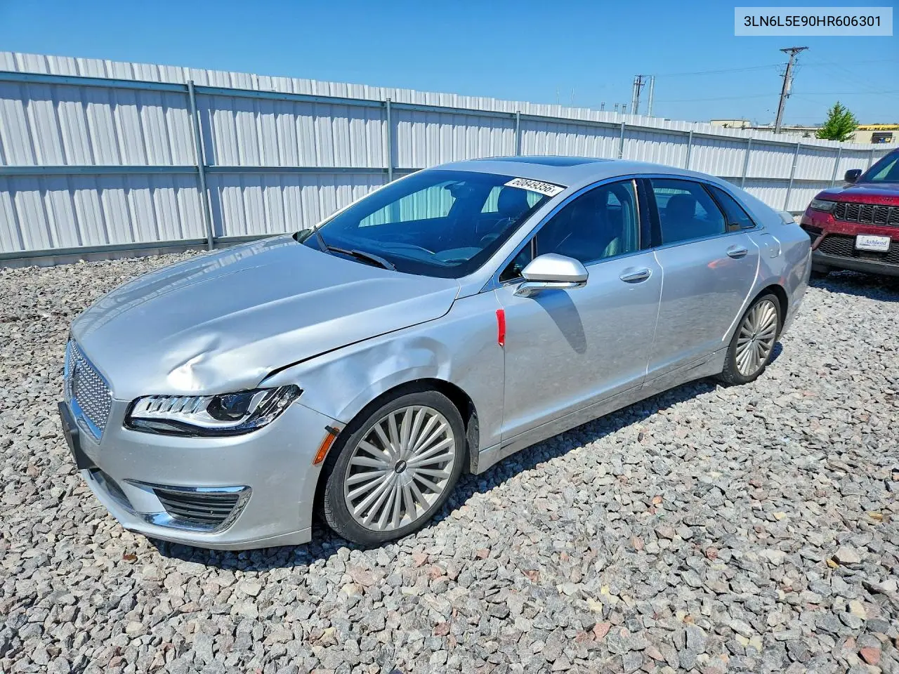 2017 Lincoln Mkz Reserve VIN: 3LN6L5E90HR606301 Lot: 60849356