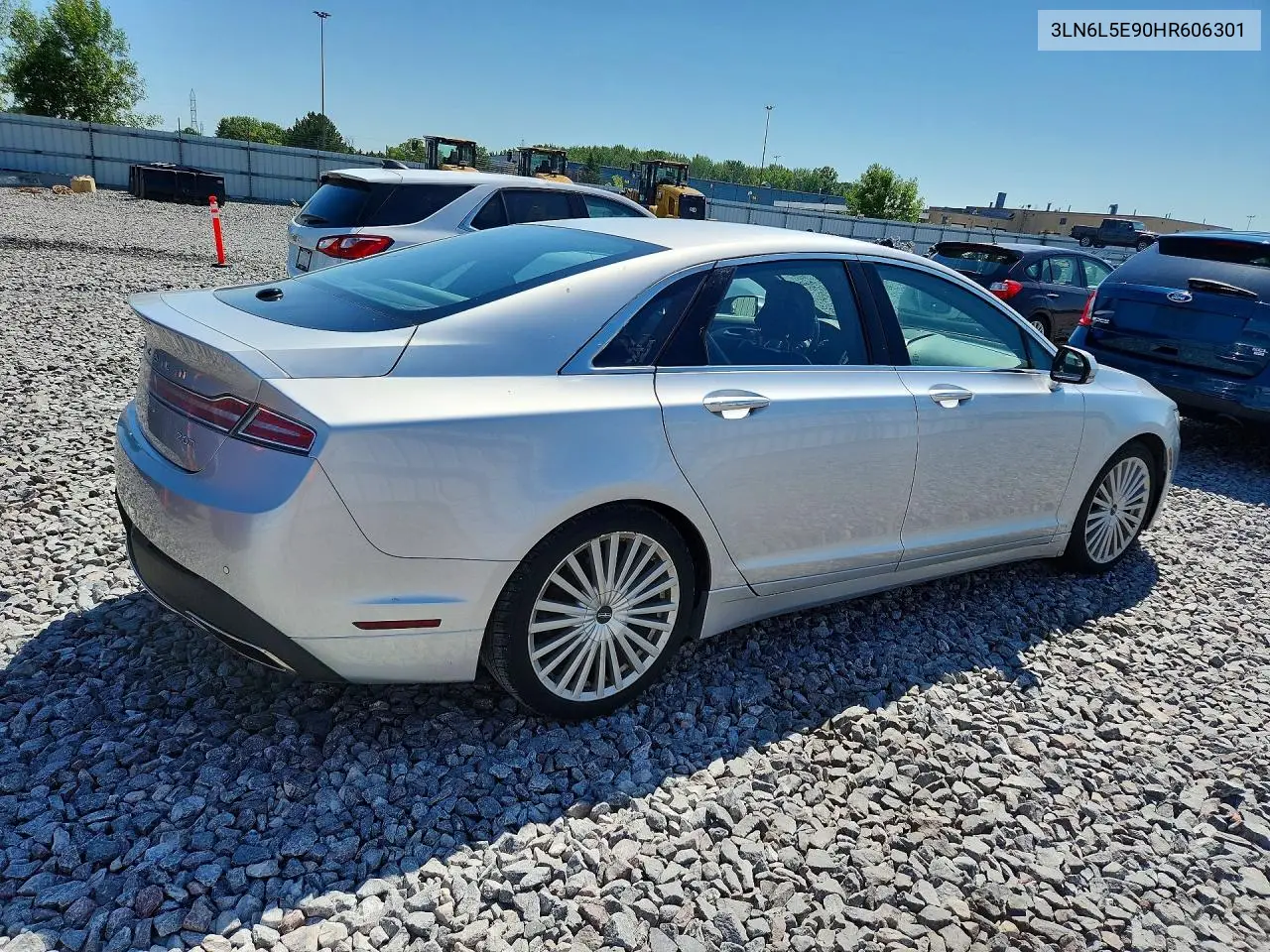 2017 Lincoln Mkz Reserve VIN: 3LN6L5E90HR606301 Lot: 60849356
