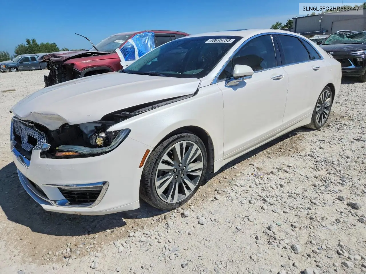 2017 Lincoln Mkz Reserve VIN: 3LN6L5FC2HR663447 Lot: 60995836