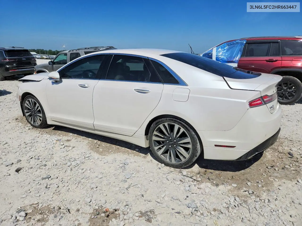 2017 Lincoln Mkz Reserve VIN: 3LN6L5FC2HR663447 Lot: 60995836