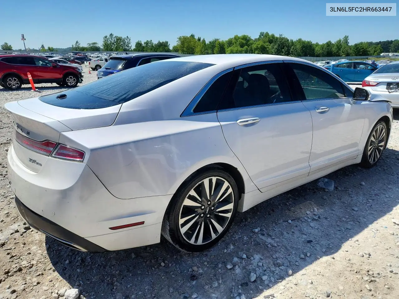 2017 Lincoln Mkz Reserve VIN: 3LN6L5FC2HR663447 Lot: 60995836