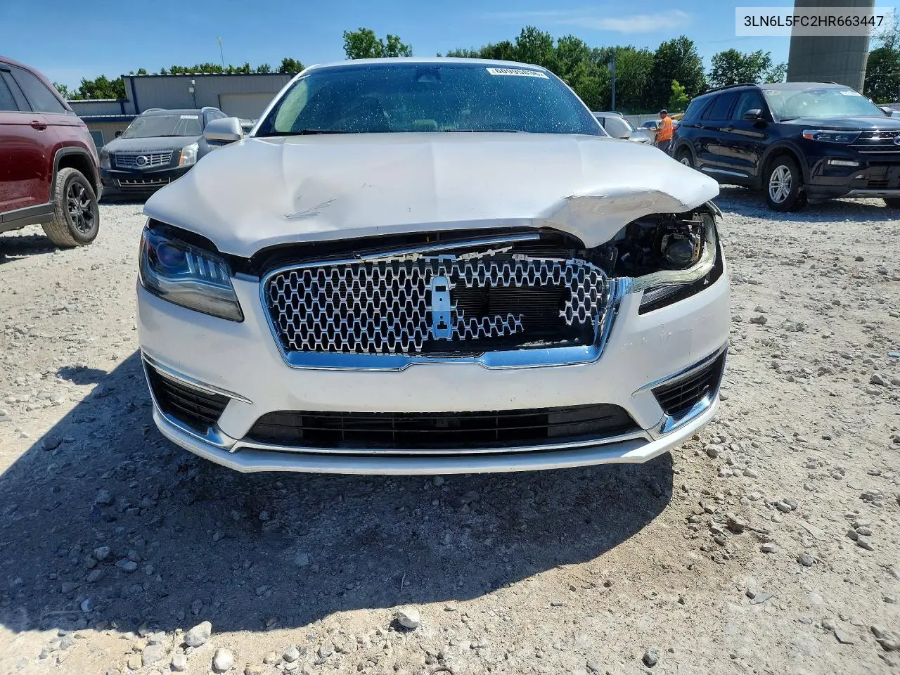 2017 Lincoln Mkz Reserve VIN: 3LN6L5FC2HR663447 Lot: 60995836