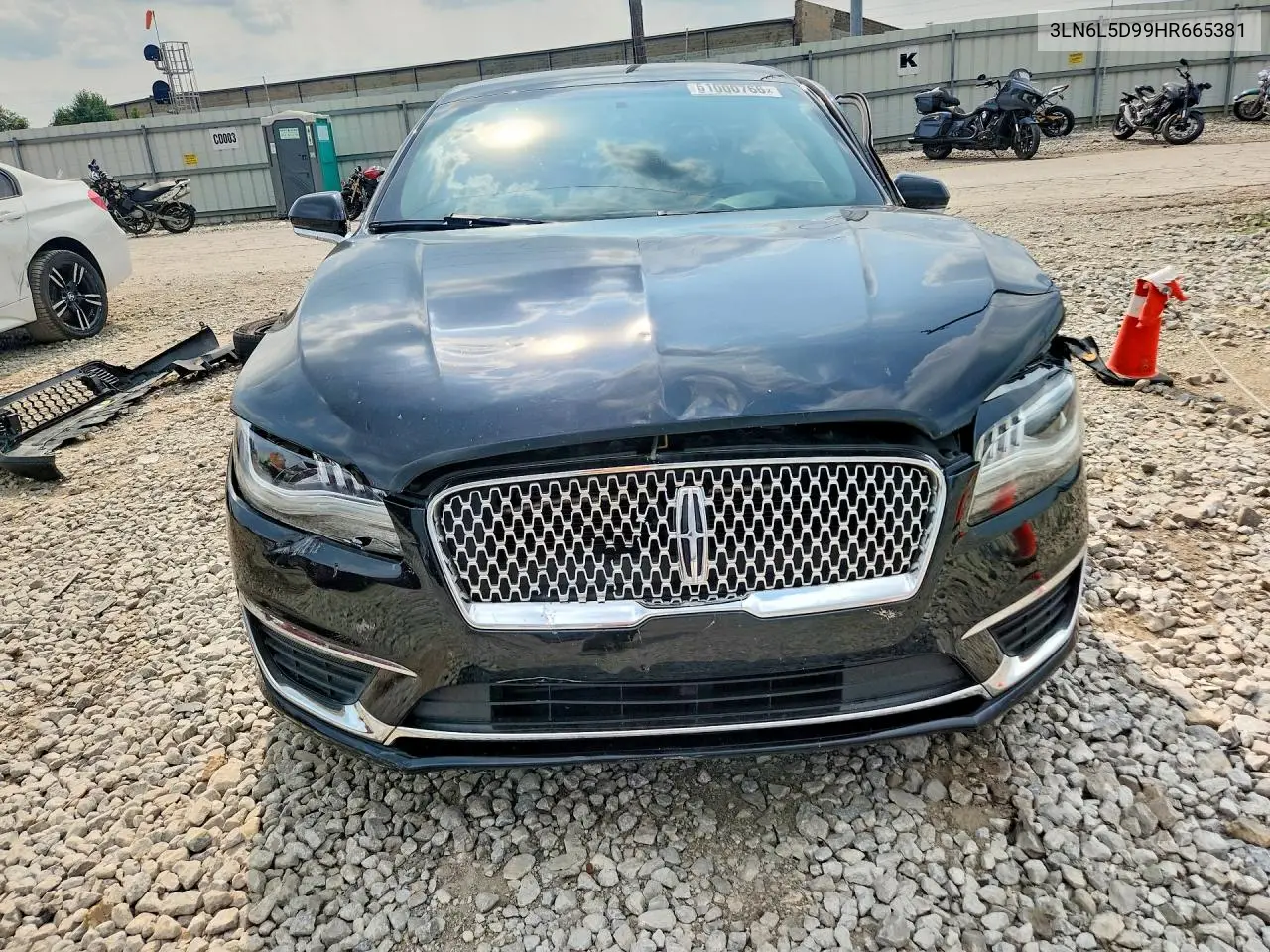 2017 Lincoln Mkz Select VIN: 3LN6L5D99HR665381 Lot: 61000766