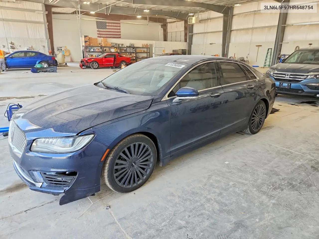 2017 Lincoln Mkz Reserve VIN: 3LN6L5F97HR648754 Lot: 61026006