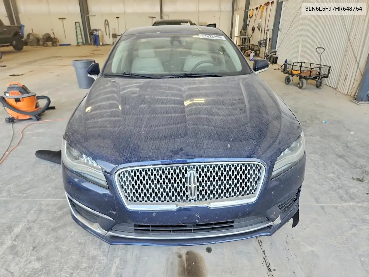 2017 Lincoln Mkz Reserve VIN: 3LN6L5F97HR648754 Lot: 61026006