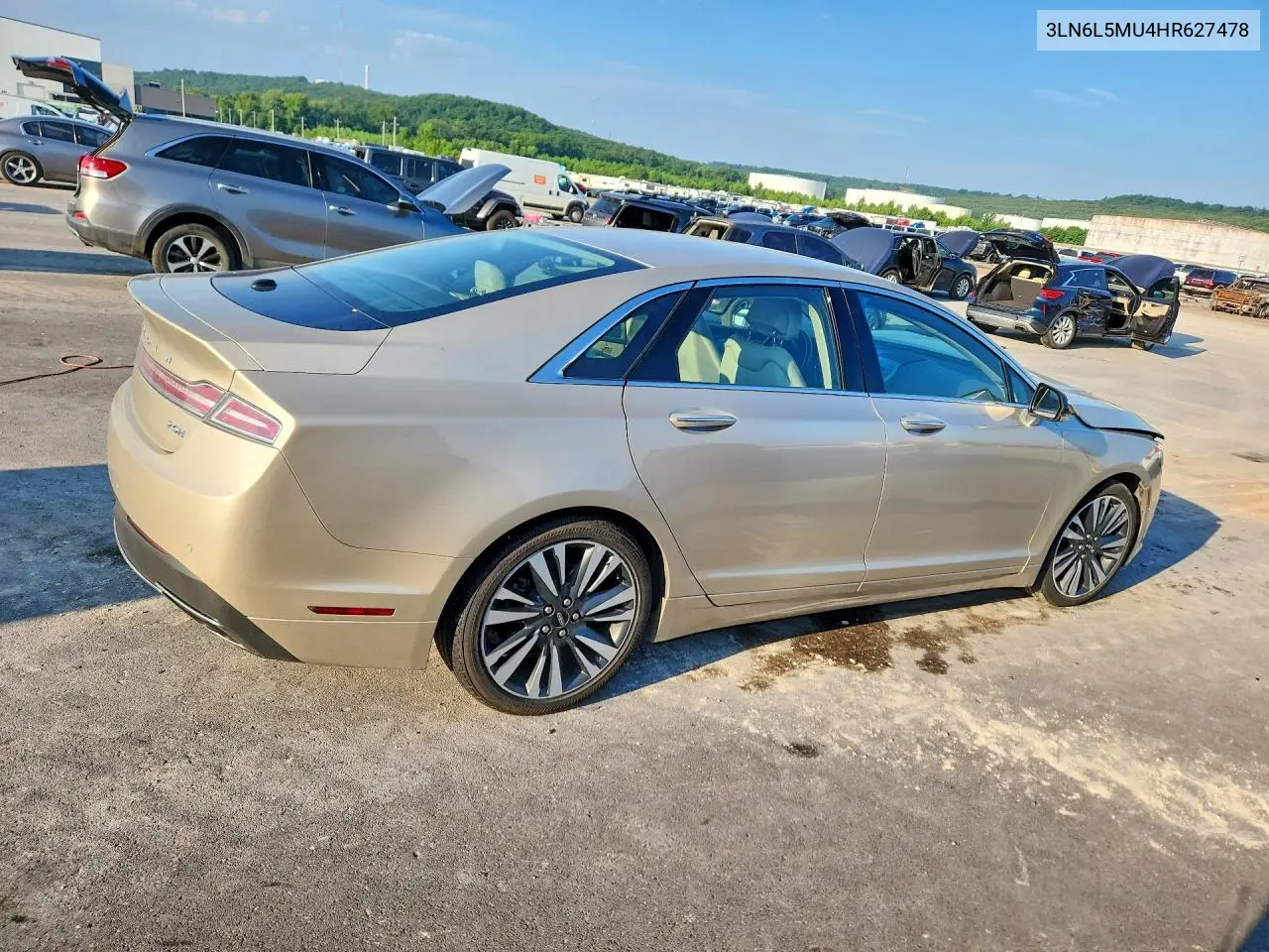 2017 Lincoln Mkz Hybrid Reserve VIN: 3LN6L5MU4HR627478 Lot: 61114766