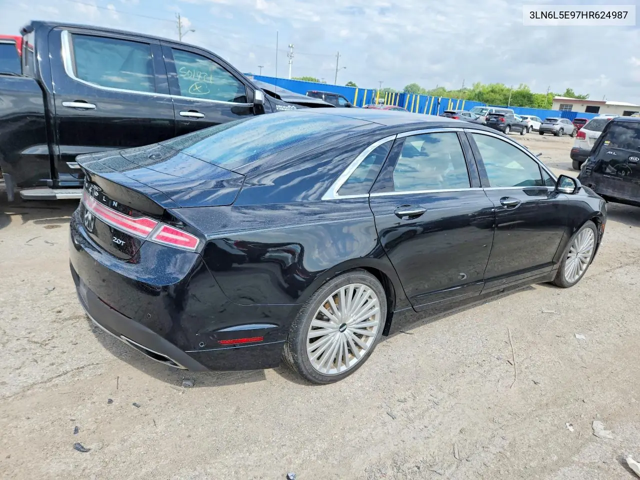 2017 Lincoln Mkz Reserve VIN: 3LN6L5E97HR624987 Lot: 61219696