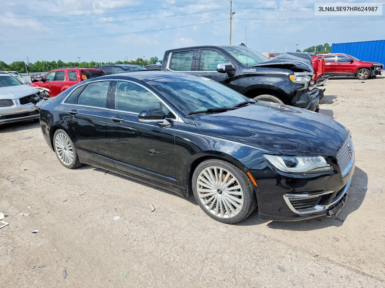 2017 Lincoln Mkz Reserve VIN: 3LN6L5E97HR624987 Lot: 61219696