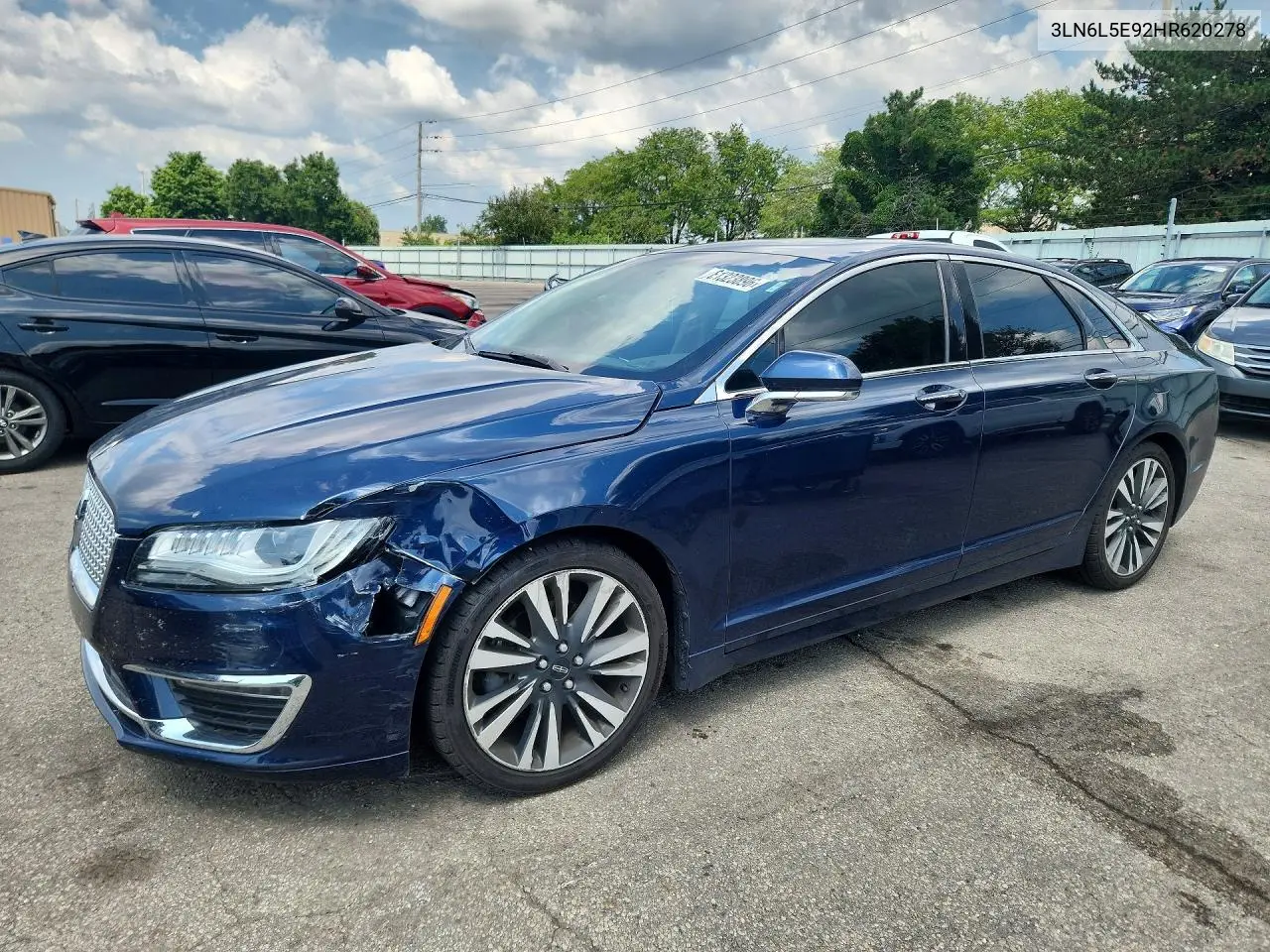 2017 Lincoln Mkz VIN: 3LN6L5E92HR620278 Lot: 61323896