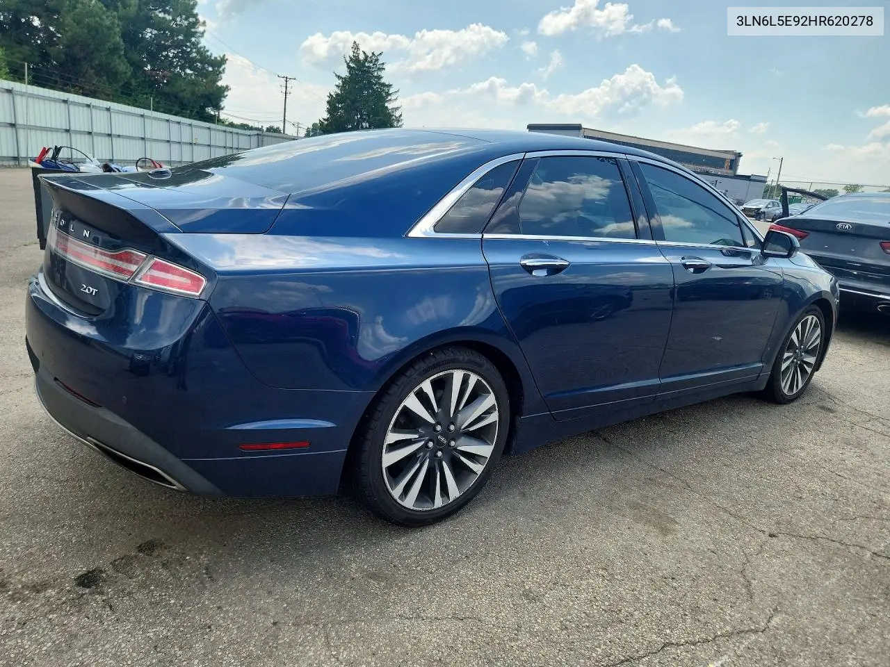 2017 Lincoln Mkz VIN: 3LN6L5E92HR620278 Lot: 61323896