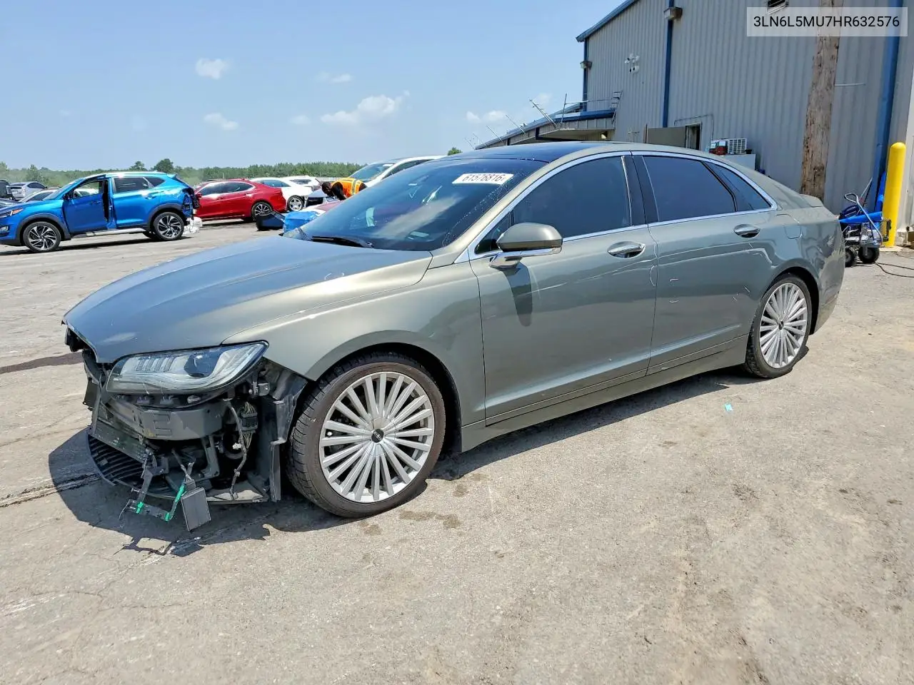2017 Lincoln Mkz Hybrid Reserve VIN: 3LN6L5MU7HR632576 Lot: 61576816