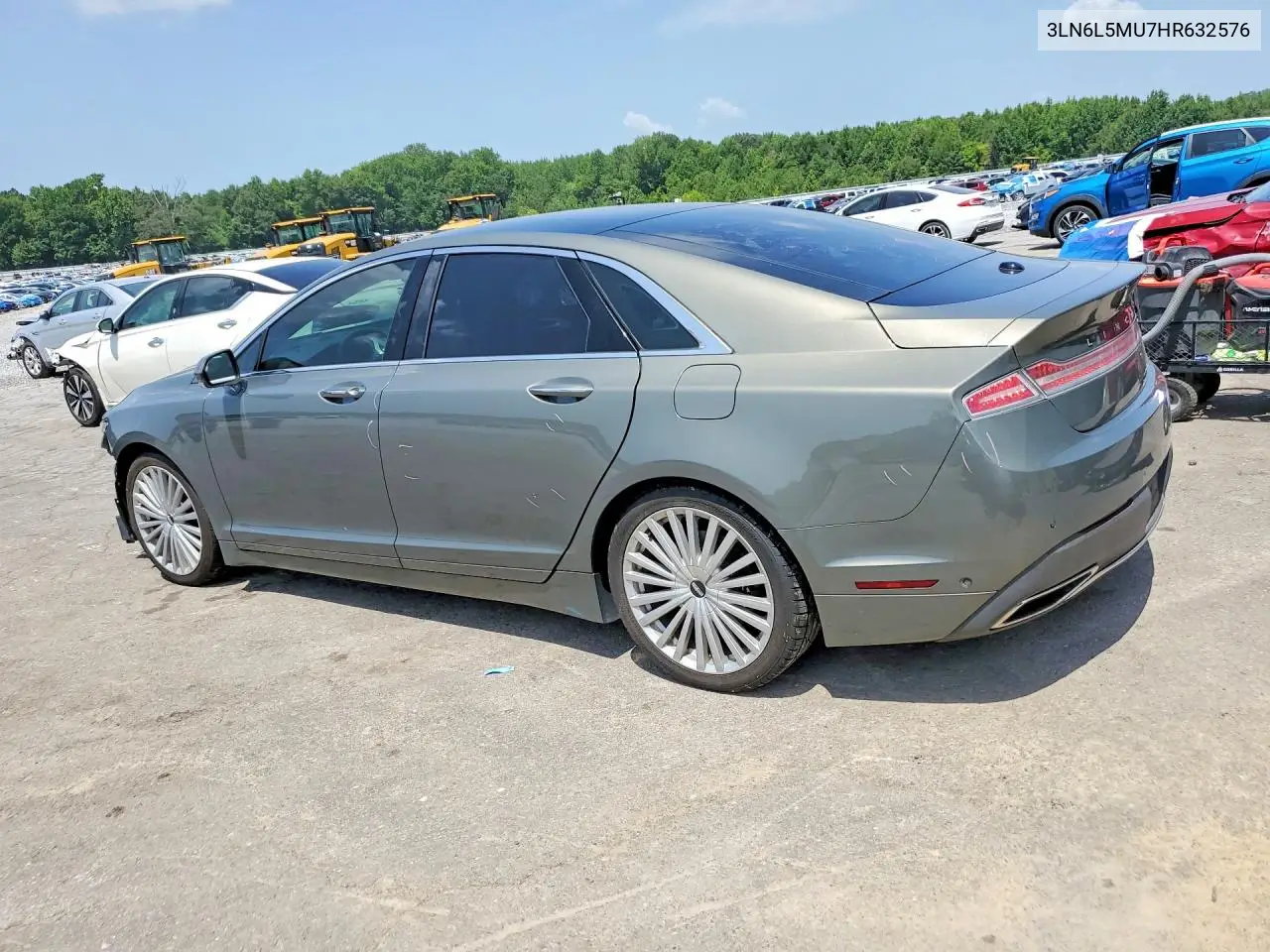 2017 Lincoln Mkz Hybrid Reserve VIN: 3LN6L5MU7HR632576 Lot: 61576816