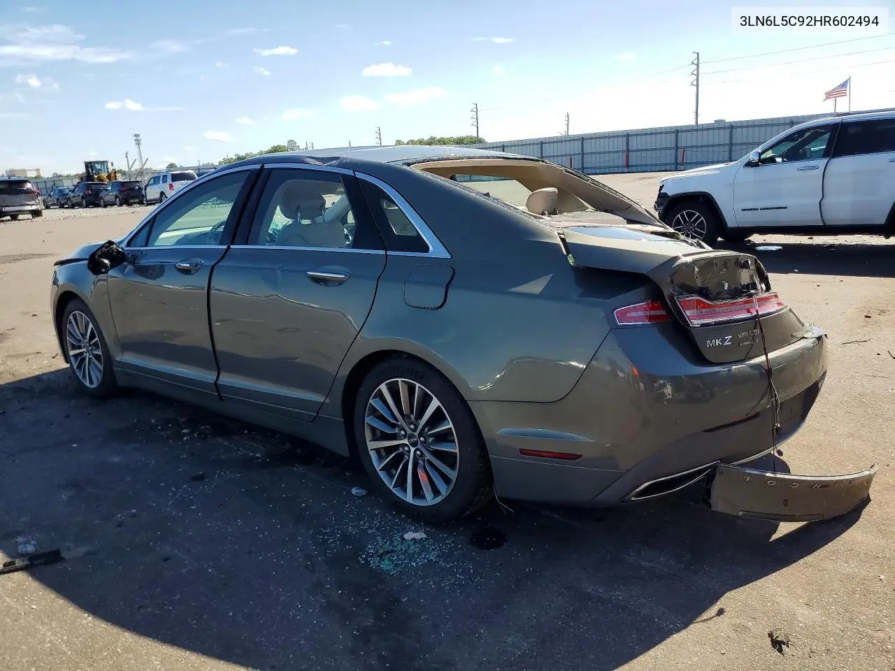 2017 Lincoln Mkz Select VIN: 3LN6L5C92HR602494 Lot: 61705236