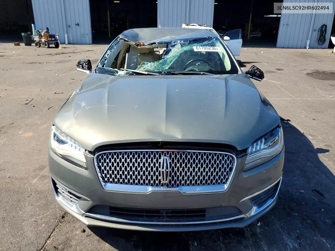 2017 Lincoln Mkz Select VIN: 3LN6L5C92HR602494 Lot: 61705236