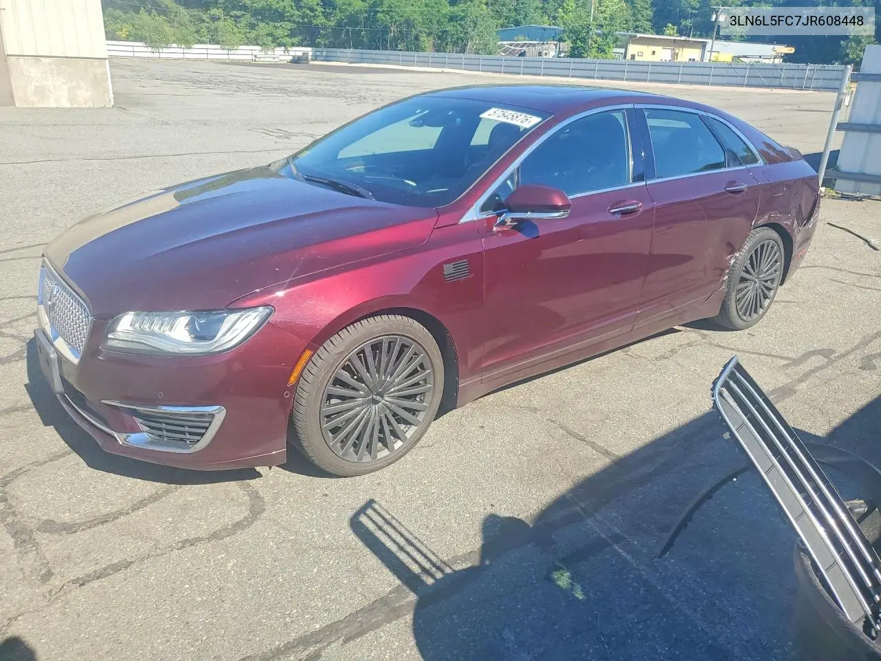 2018 Lincoln Mkz Reserve VIN: 3LN6L5FC7JR608448 Lot: 57545876
