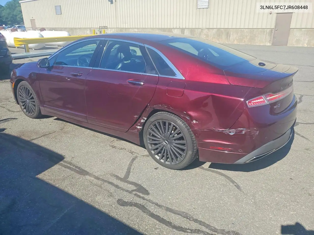 2018 Lincoln Mkz Reserve VIN: 3LN6L5FC7JR608448 Lot: 57545876
