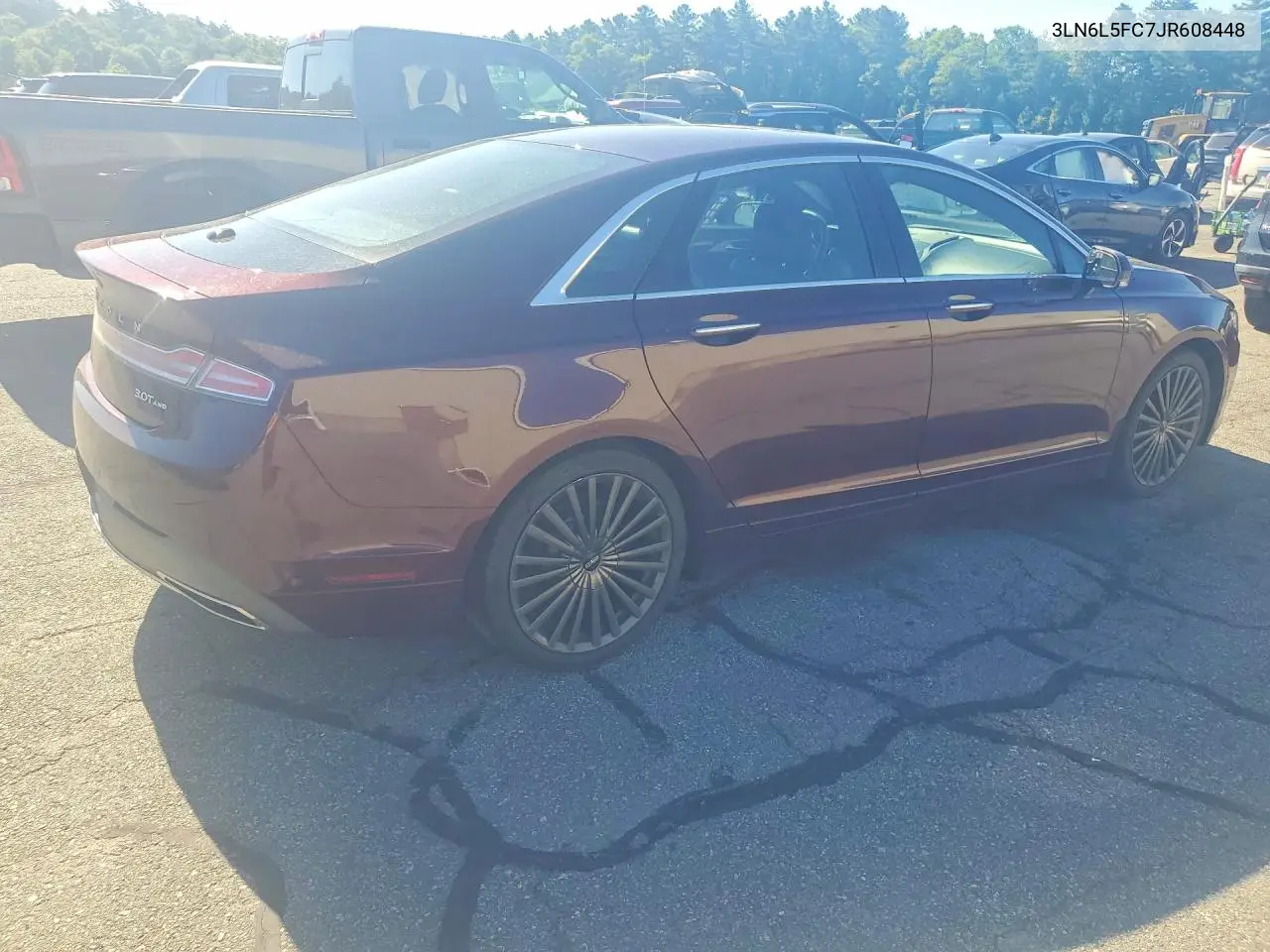 2018 Lincoln Mkz Reserve VIN: 3LN6L5FC7JR608448 Lot: 57545876