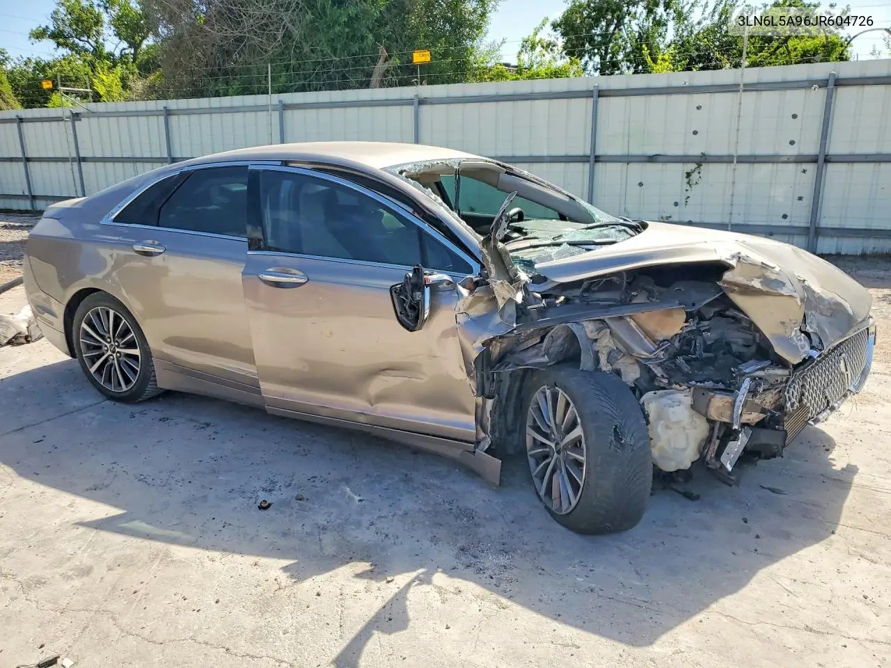 2018 Lincoln Mkz Premiere VIN: 3LN6L5A96JR604726 Lot: 58930876