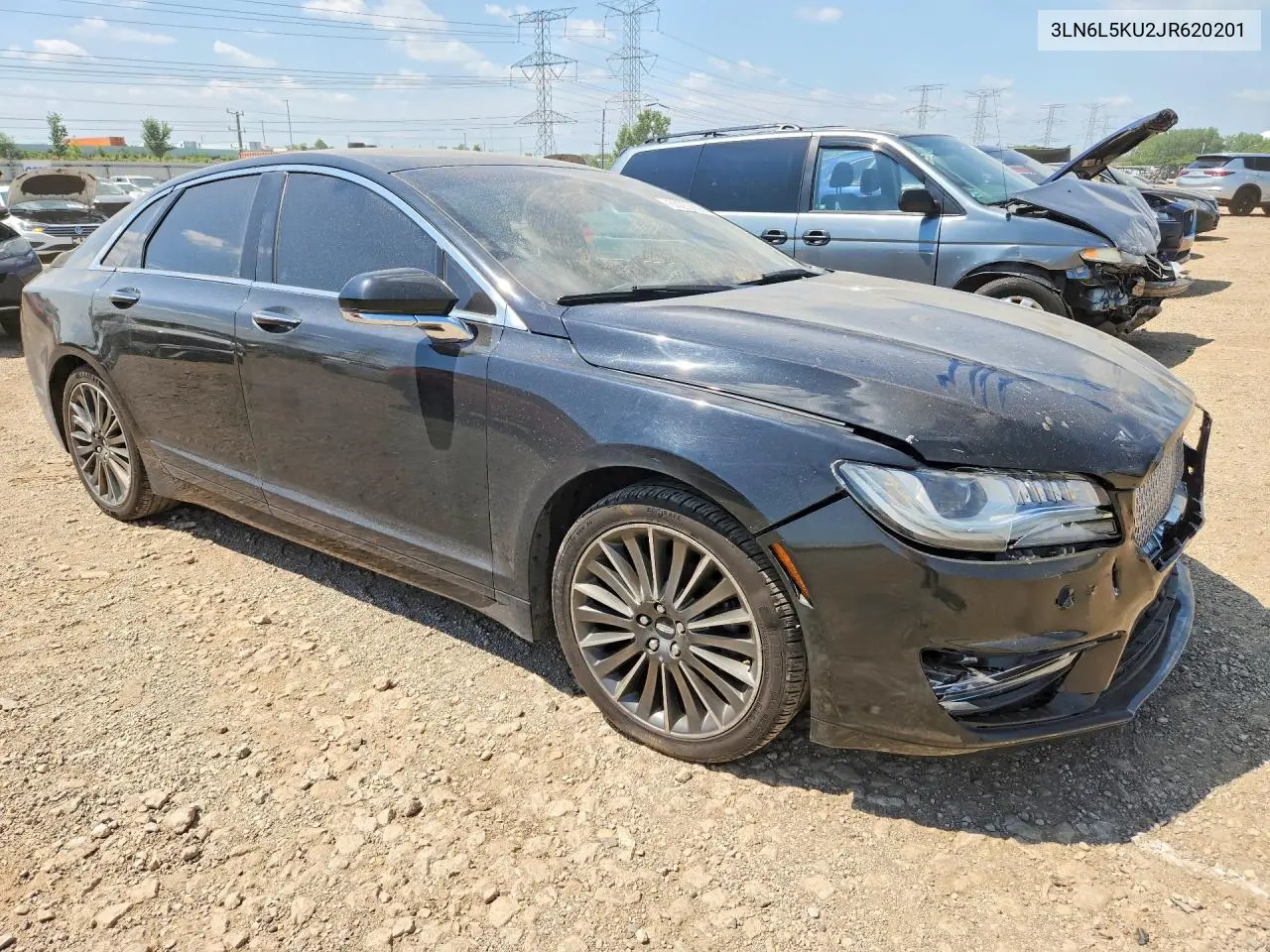 2018 Lincoln Mkz Hybrid Premiere VIN: 3LN6L5KU2JR620201 Lot: 60233656