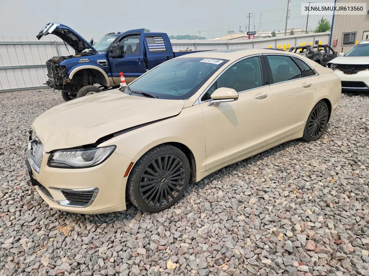 2018 Lincoln Mkz Hybrid Reserve VIN: 3LN6L5MUXJR613560 Lot: 61127176