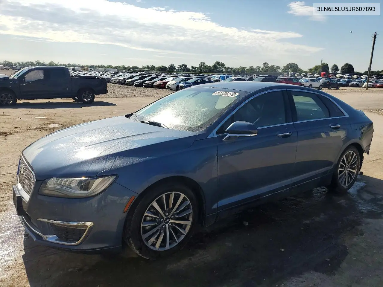 2018 Lincoln Mkz Hybrid Select VIN: 3LN6L5LU5JR607893 Lot: 61530276