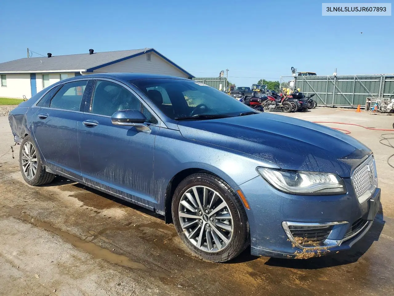 2018 Lincoln Mkz Hybrid Select VIN: 3LN6L5LU5JR607893 Lot: 61530276
