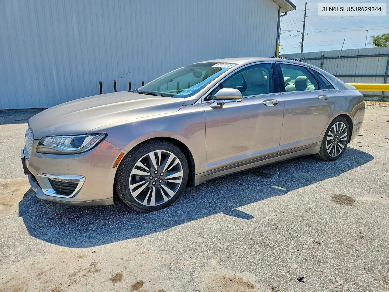 2018 Lincoln Mkz VIN: 3LN6L5LU5JR629344 Lot: 62059316