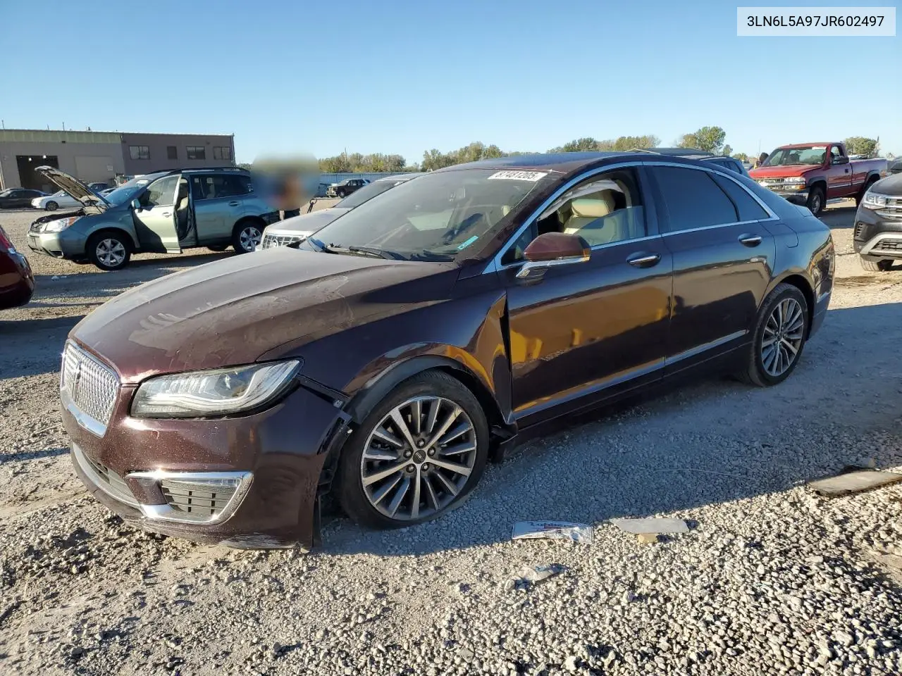 3LN6L5A97JR602497 2018 Lincoln Mkz