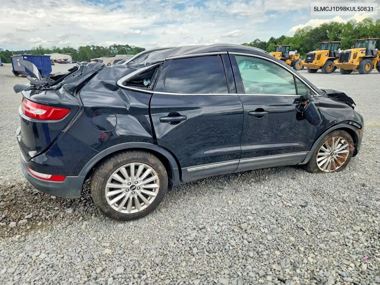 2019 Lincoln Mkc VIN: 5LMCJ1D98KUL50831 Lot: 52047386