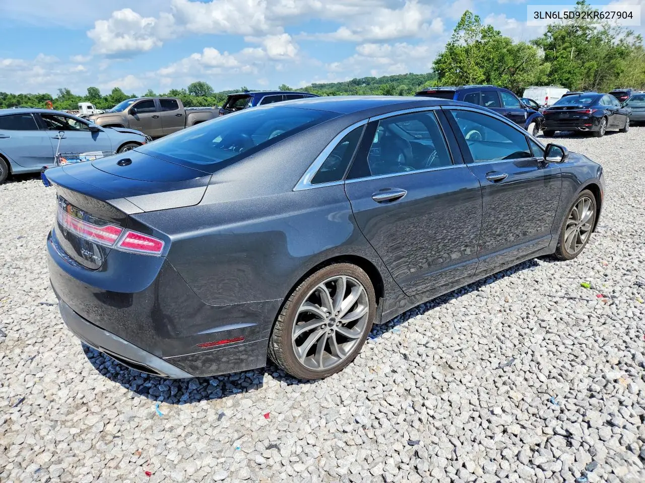 2019 Lincoln Mkz Reserve I VIN: 3LN6L5D92KR627904 Lot: 56395756
