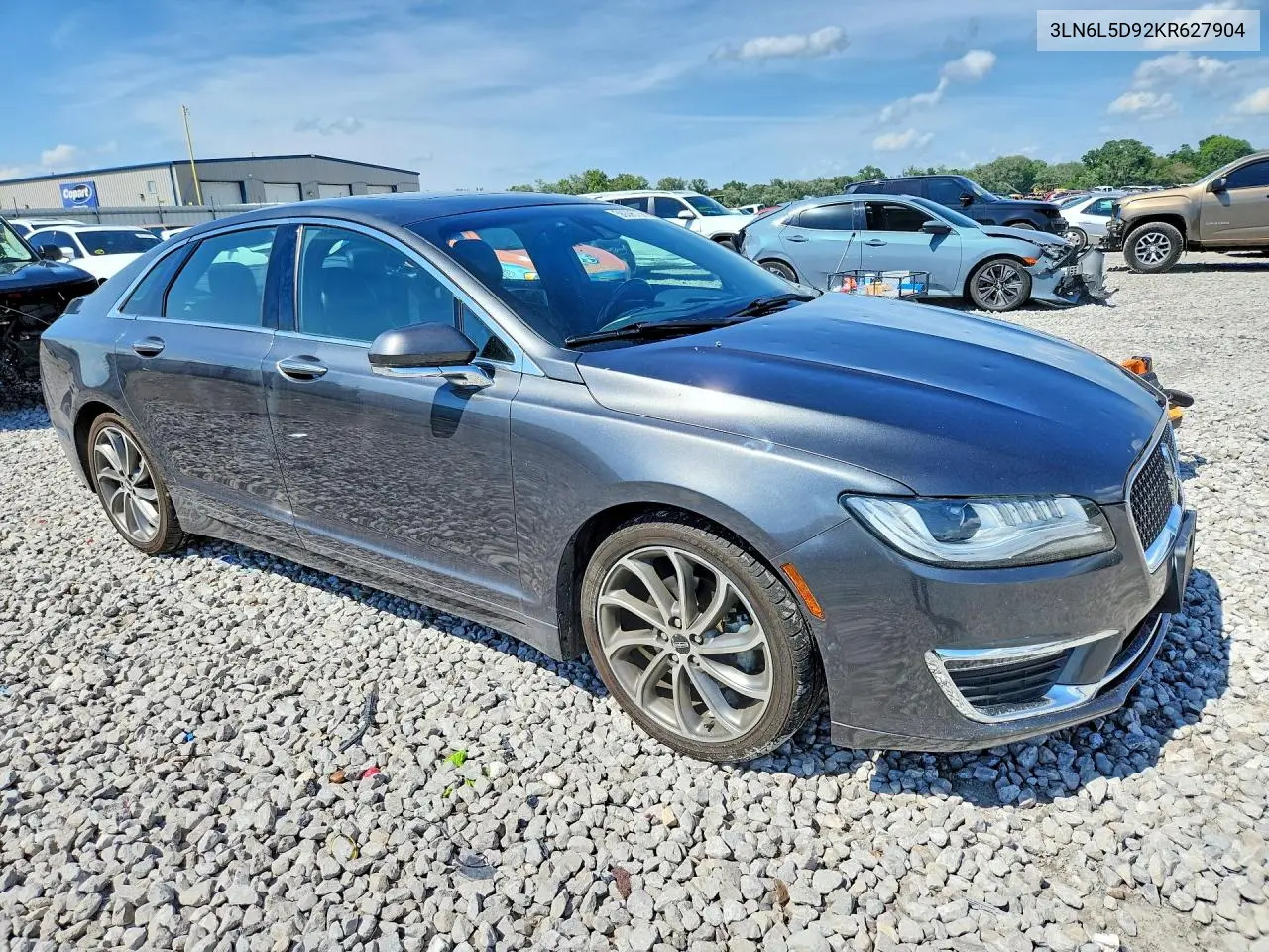 2019 Lincoln Mkz Reserve I VIN: 3LN6L5D92KR627904 Lot: 56395756