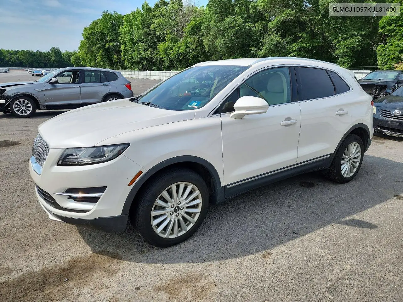 2019 Lincoln Mkc VIN: 5LMCJ1D97KUL31400 Lot: 57606906