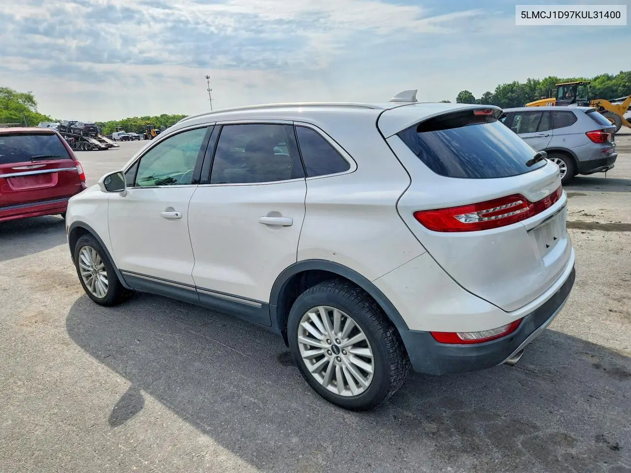 2019 Lincoln Mkc VIN: 5LMCJ1D97KUL31400 Lot: 57606906