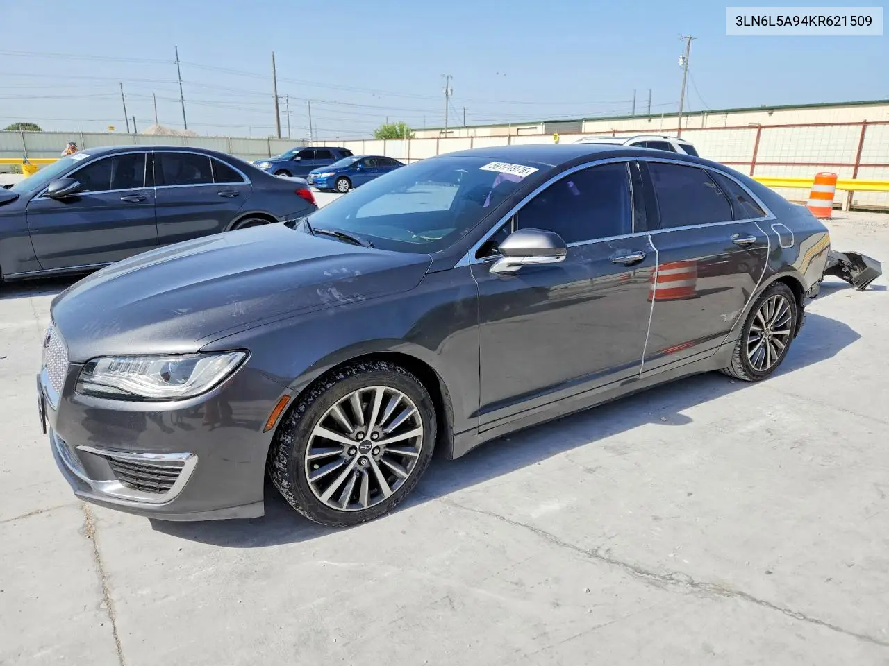 2019 Lincoln Mkz VIN: 3LN6L5A94KR621509 Lot: 59124976