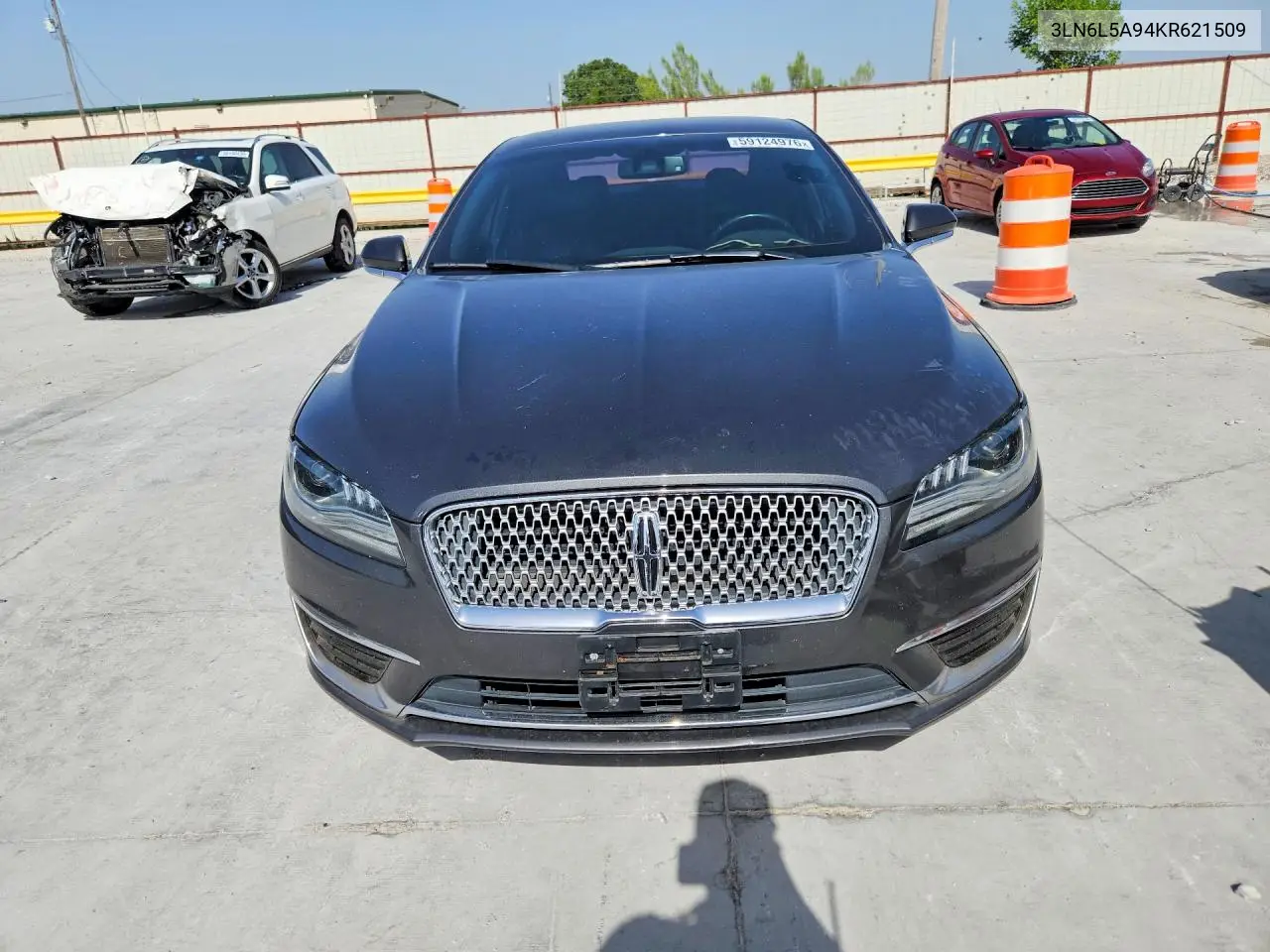 2019 Lincoln Mkz VIN: 3LN6L5A94KR621509 Lot: 59124976