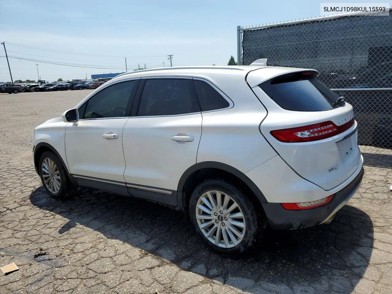 2019 Lincoln Mkc VIN: 5LMCJ1D98KUL15593 Lot: 59401496