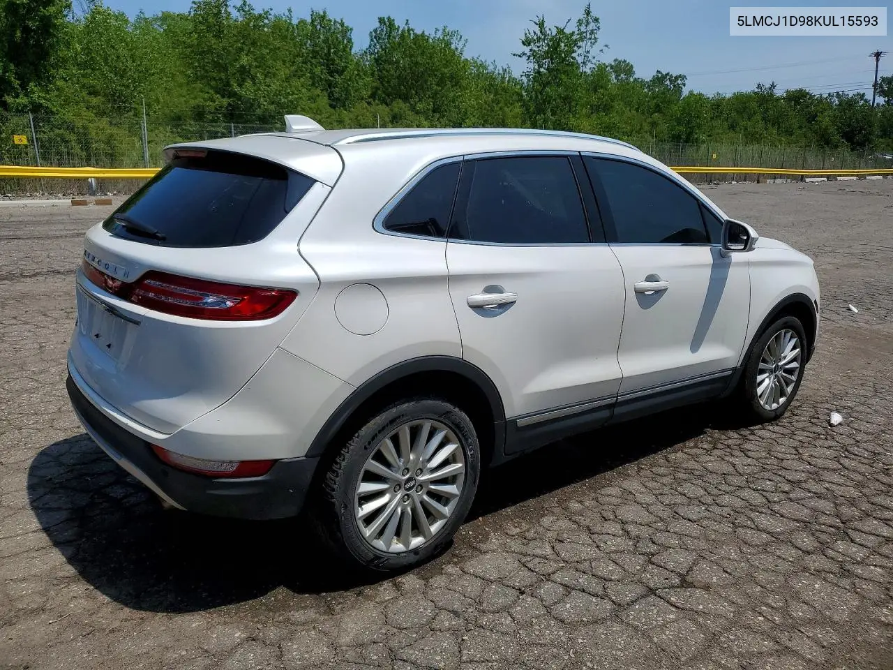 2019 Lincoln Mkc VIN: 5LMCJ1D98KUL15593 Lot: 59401496